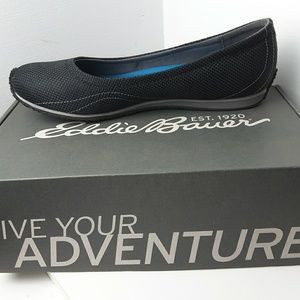 New Eddie Bauer Josephine Black Ballet Flats